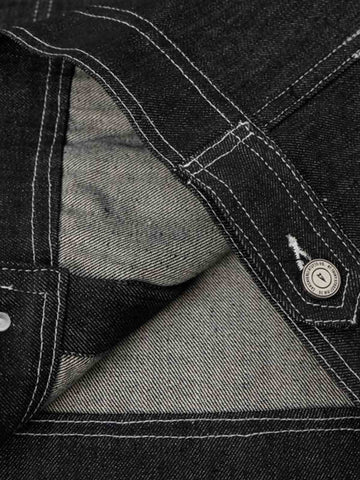Rhinestone Thorn Graphic Denim Jacket 