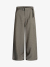 Belted Houndstooth Blazer Pants 