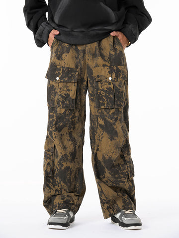 Hip-Hop Camouflage Multi-Pocket Cargo Pants 
