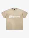 Vintage Washed Supermade Crest Logo T-Shirt 