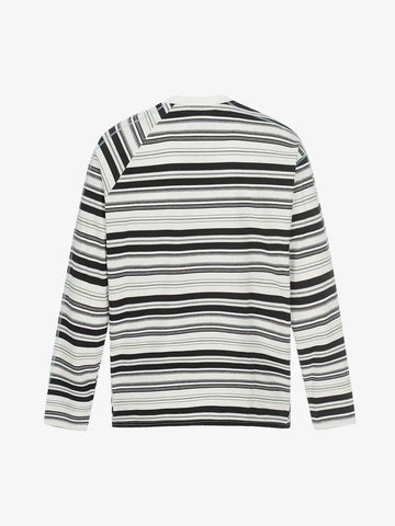 Color Block Striped Embroidered Long Sleeve T-Shirt 