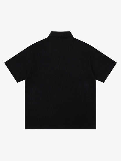 Stellar Embroidery Jersey Polo Shirt 
