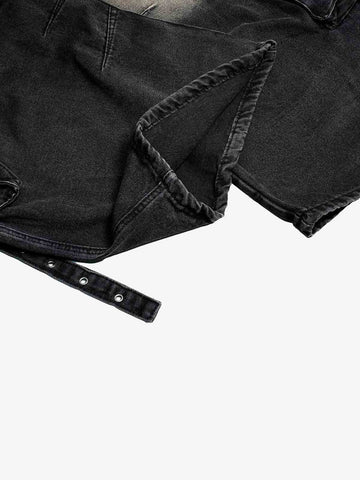 Deconstructed Multi-Pocket Cargo Jeans