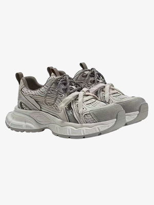 Color Block Lace-Up Sneakers
