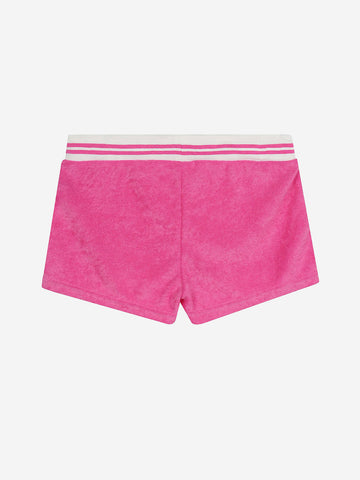 Terry Cloth Hibiscus Sporty Shorts