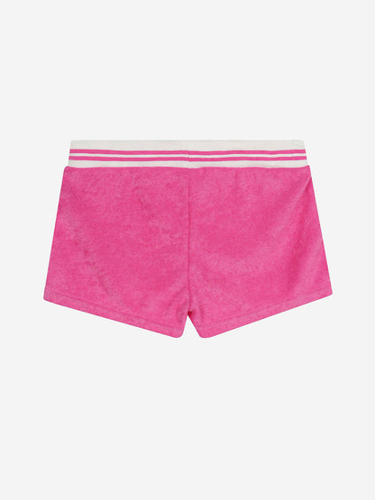 Terry Cloth Hibiscus Sporty Shorts