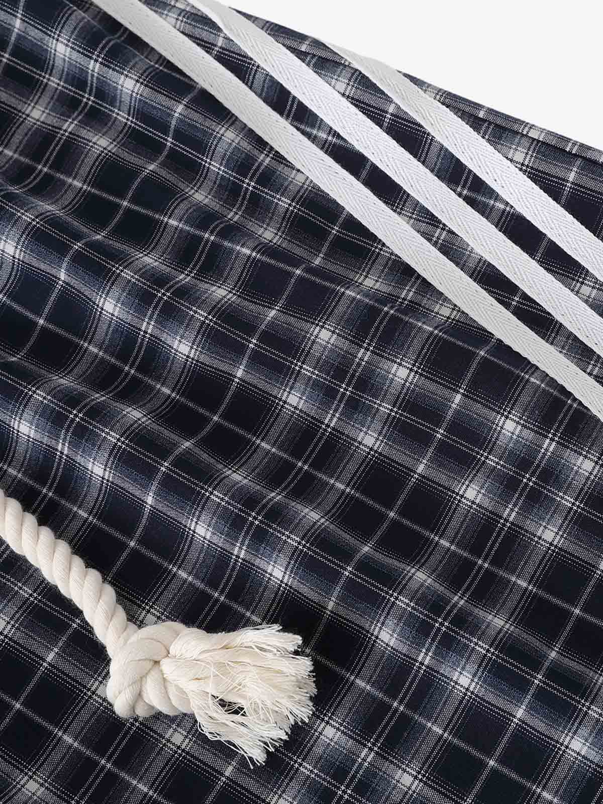 Plaid Patchwork Pants