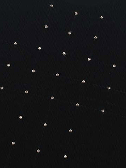 Studded Cross Waffle T-Shirt