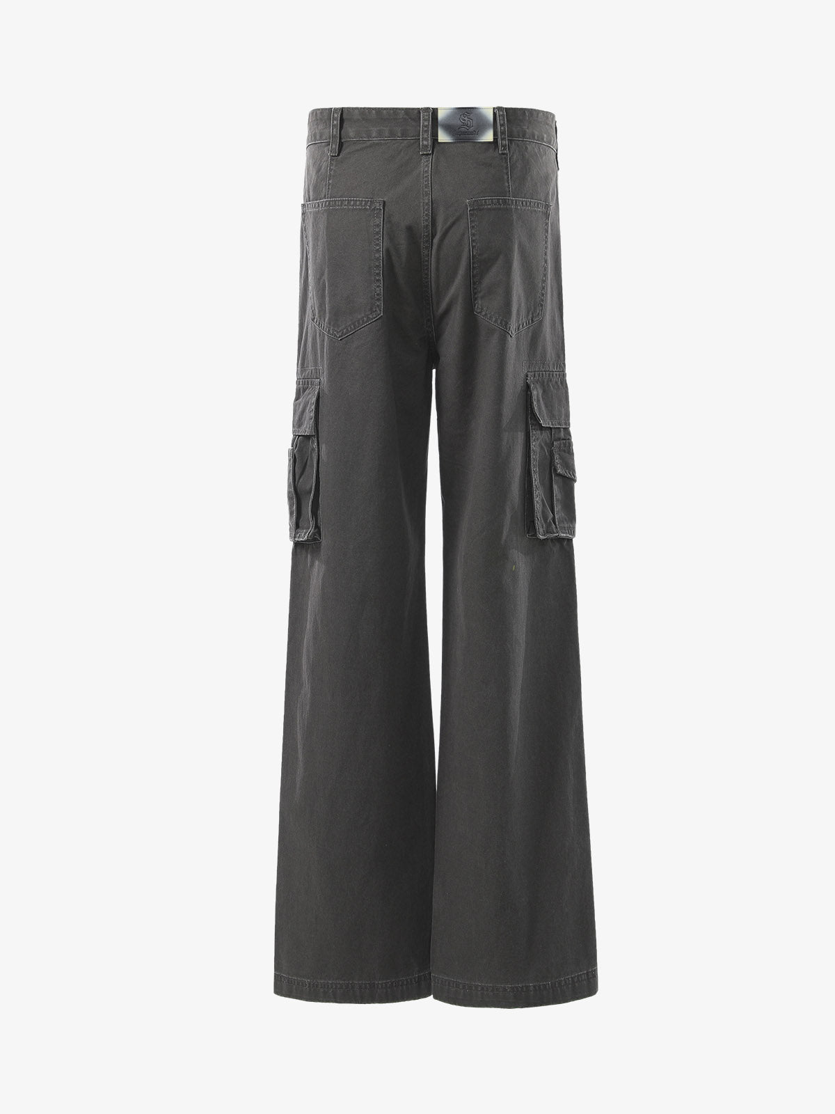 Vintage Belt Print Cargo Pants 