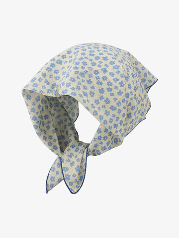 Floral Satin Feel Bandana 