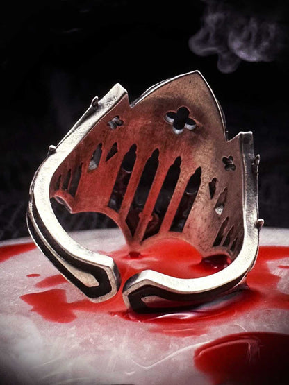 Gothic Armor Open Ring Adjustable 
