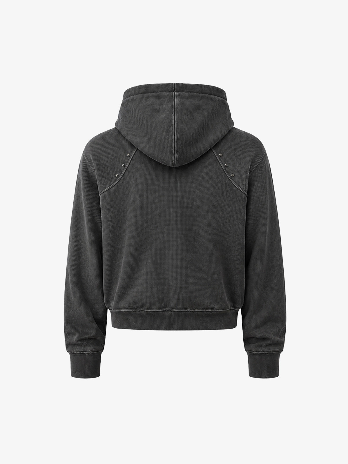 Spiked Graphic Zip Hoodie