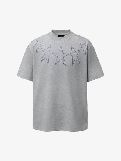 Rhinestone Star Graphic T Shirt 