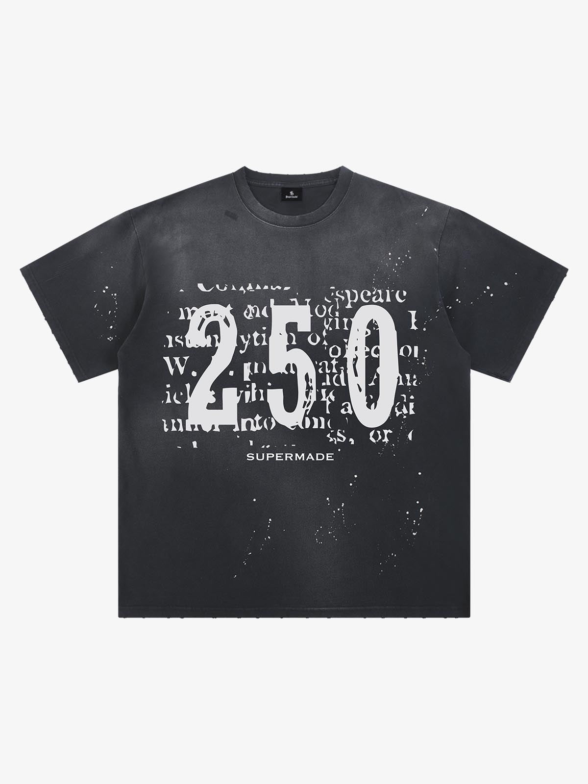 Newspaper Typo 250 Washed T-Shirt
