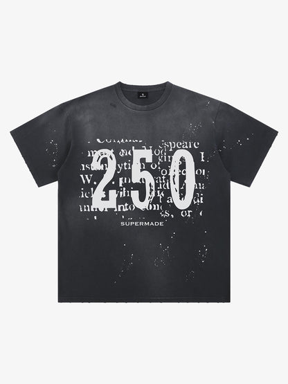 Newspaper Typo 250 Washed T-Shirt