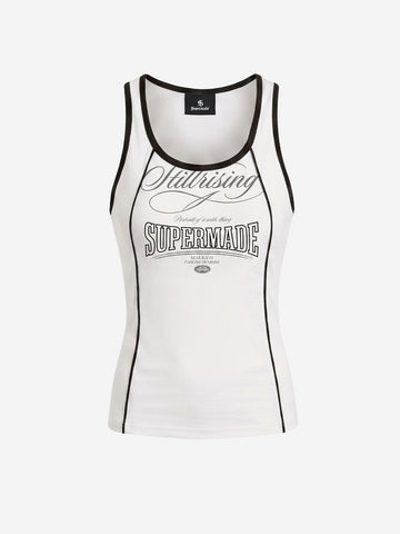 Number Logo Color Block Vest