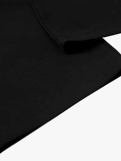 Tie Detail Relaxed Fit Draped Suit Pants