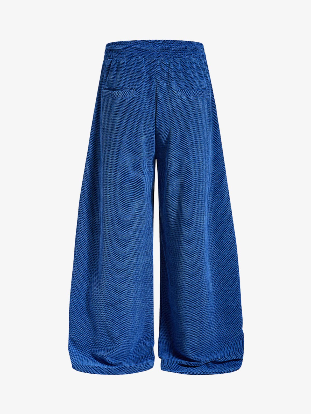 Pineapple Texture Striped Wide-Leg Pants