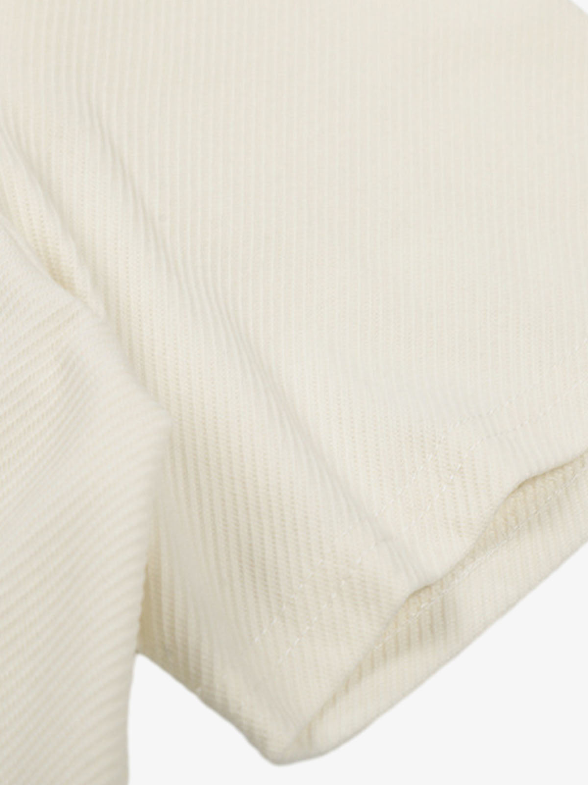 Plaid Collar Asymmetrical Button T-Shirt