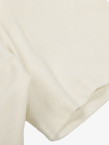 Plaid Collar Asymmetrical Button T-Shirt