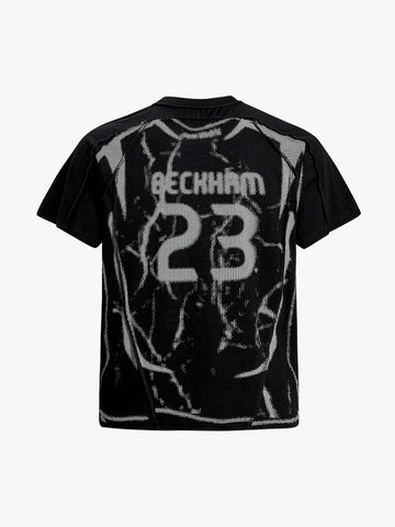 Supermade Trompe L'oeil Halftone Jersey Graphic T-Shirt 