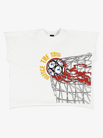 Goal Shot Splatter Soccer Graphic Sleeveless T-Shirt 