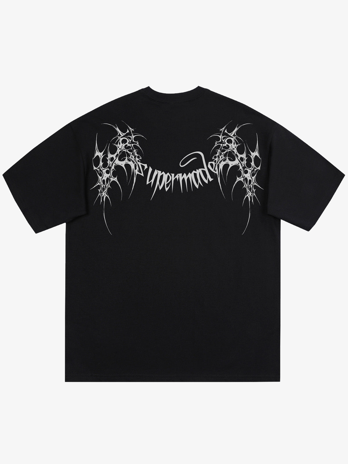 SUPM Gothic Sharp Letter Graphic T-Shirt 