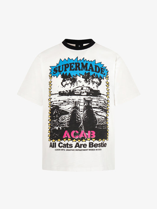 White 100% Cotton Crew Neck T-Shirt
