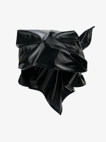 PU Leather Tie Back Bandana 