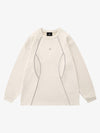 Reflective Deconstructed Sweatshirt