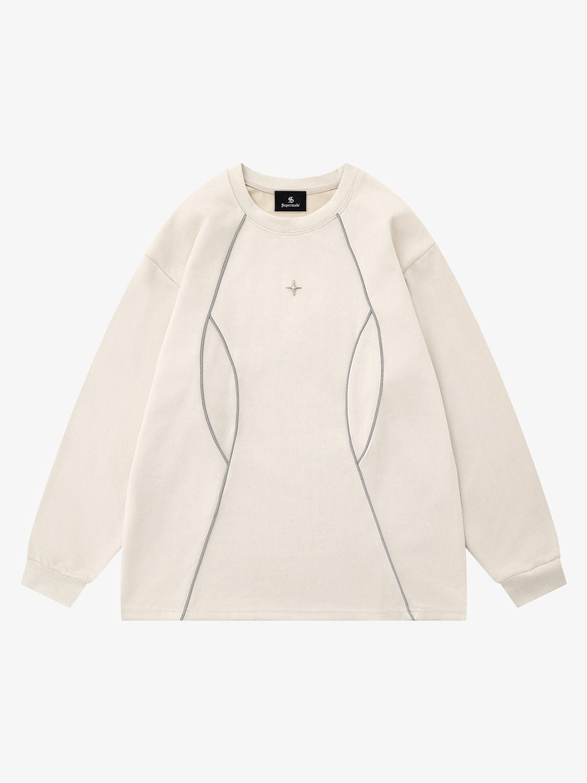 Reflective Deconstructed Sweatshirt