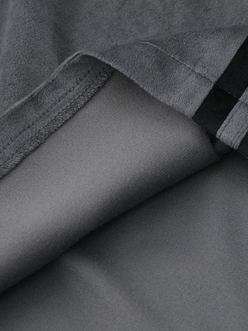 Suede Athletic Shorts