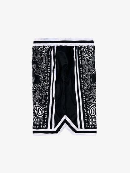 Paisley Print Soccer Shorts 