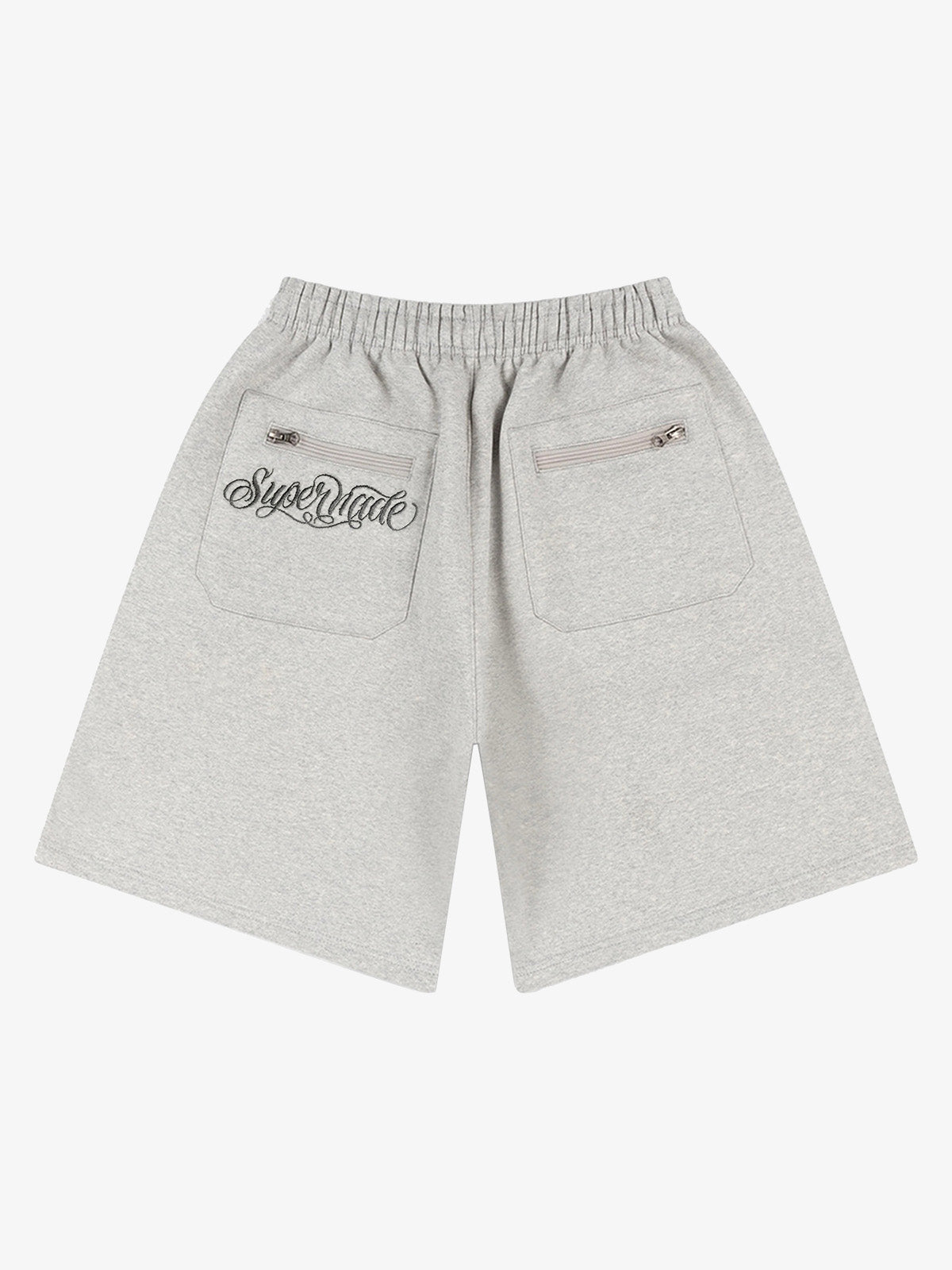 Zip Pocket Embroidered Shorts