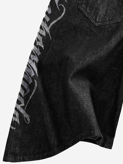 Irregular Hem Loose Shorts