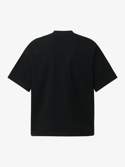Cotton Oversized T-Shirt with Artistic Face Print and Bold Graphic Design 