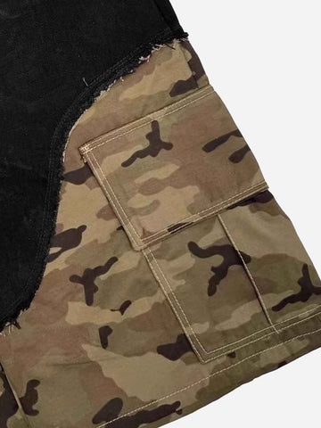 Scorpion Embroidered Camo Work Shorts