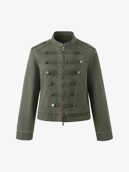 Military Napoleon Button Slim Jacket