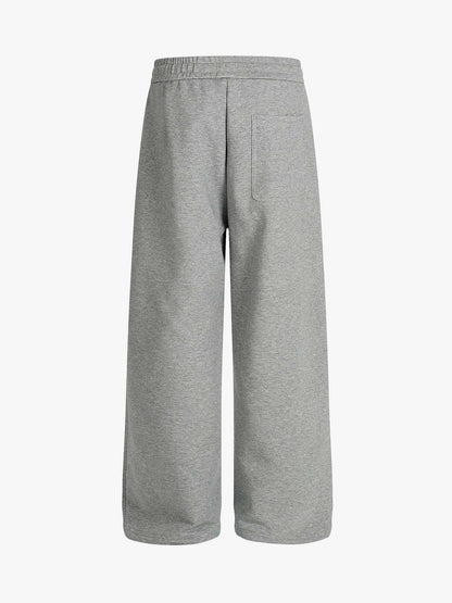 Drawstring Wide Leg Relaxed Sweatpants 
