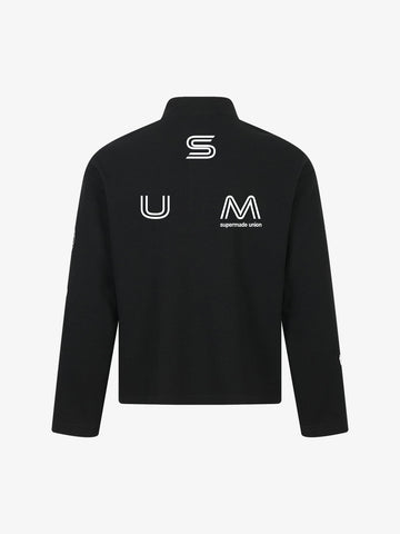 F1 Racing Waffle Half-Zip Tee