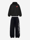 Fleece-Lined Oversized Sweatshirt