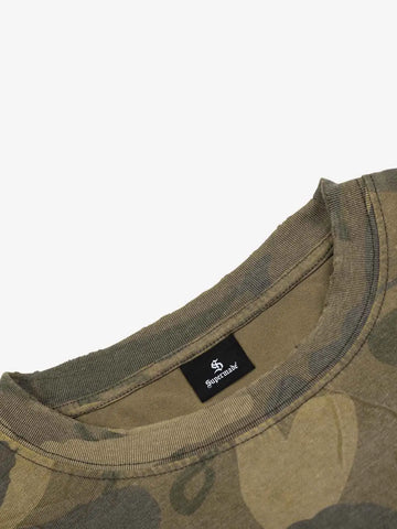 Camo Number 8 Graphic Long Sleeve T-Shirt 