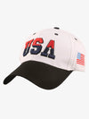 USA Embroidered Two-Tone Baseball Cap
