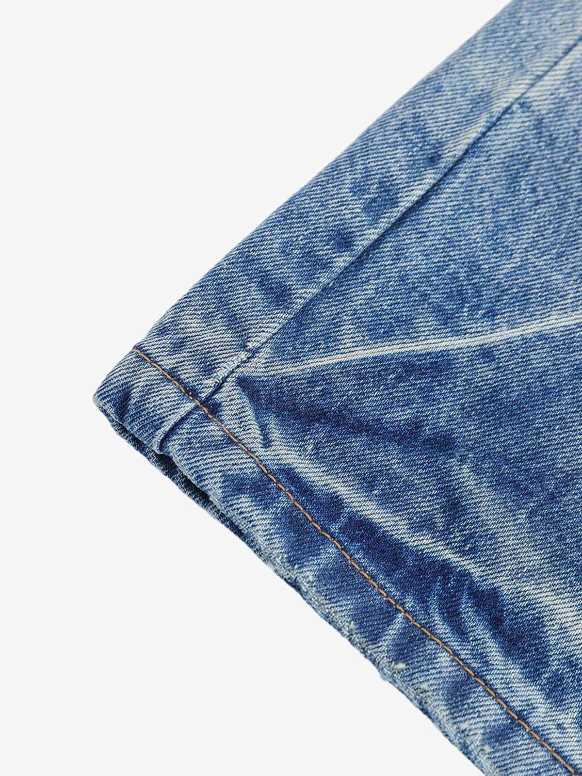 Vintage Whiskered Denim Jorts