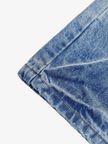 Vintage Whiskered Denim Jorts