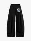 Detachable Accessory Printed Casual Sweatpants 