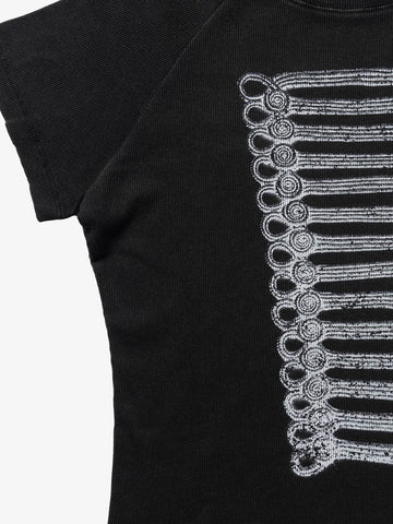 Ribbed Knit Top – Stretch Cotton Blend Fitted Essential