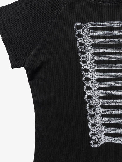 Ribbed Knit Top – Stretch Cotton Blend Fitted Essential