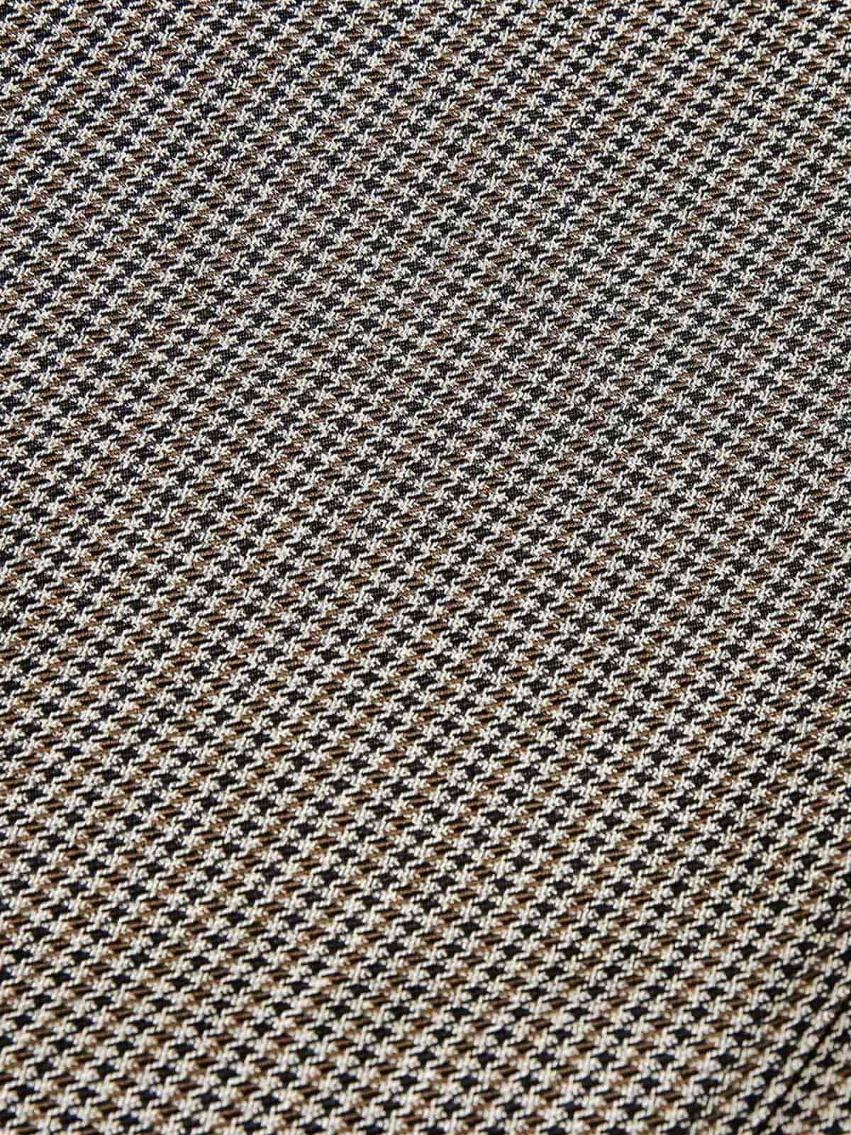 Belted Houndstooth Blazer Pants 