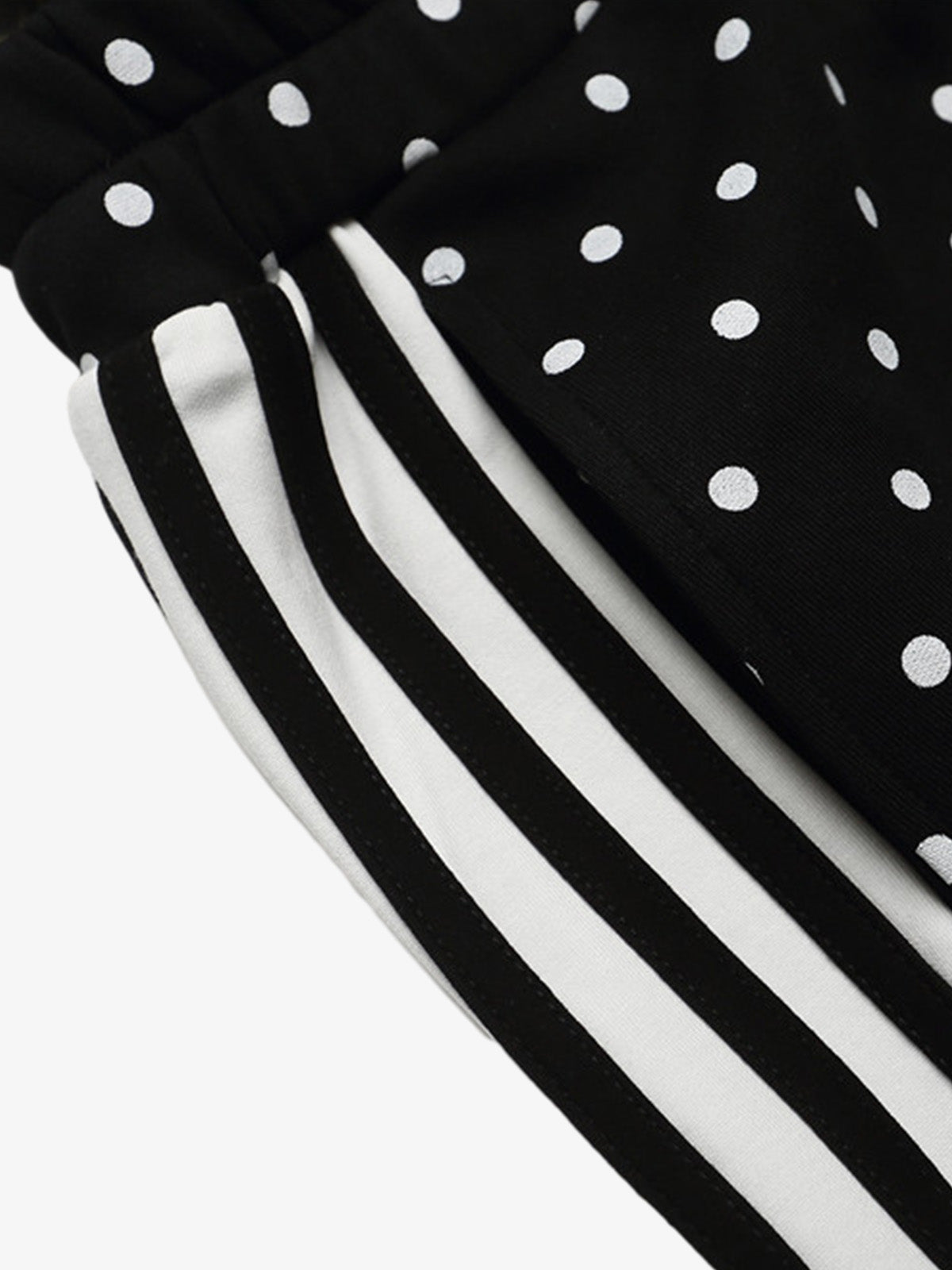 Double Waist Polka Dot Shorts